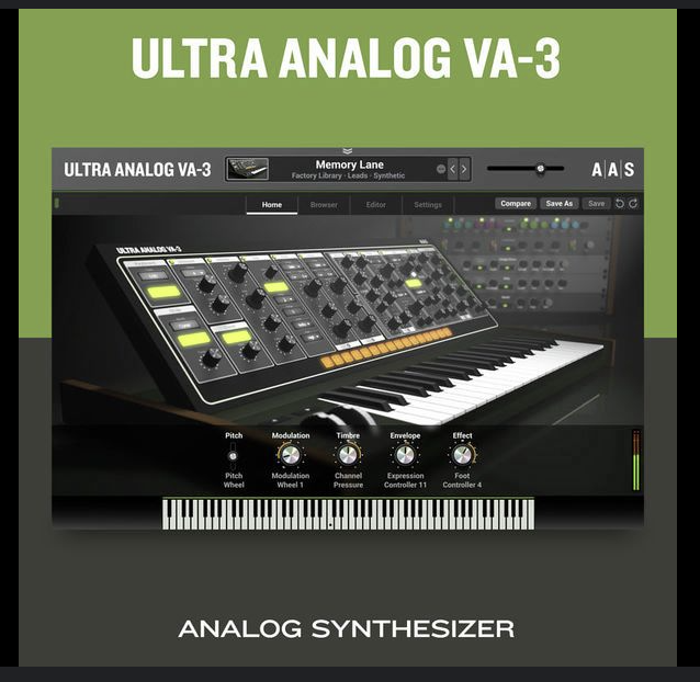 AAS Applied Acoustics Systems Ultra Analog VA 3 + 2 Packs